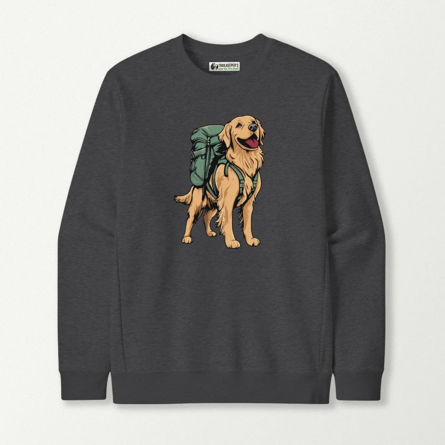 Golden Retriever Backpacker Sweatshirt
