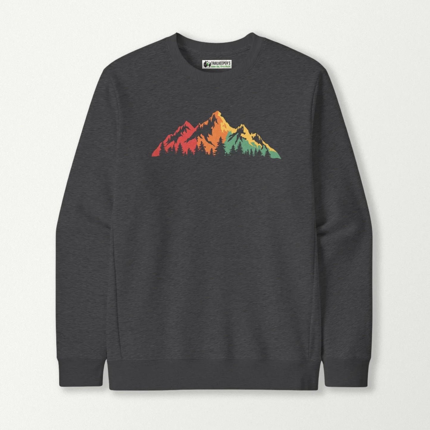 Rainbow Mountain Scene Sweatshirt