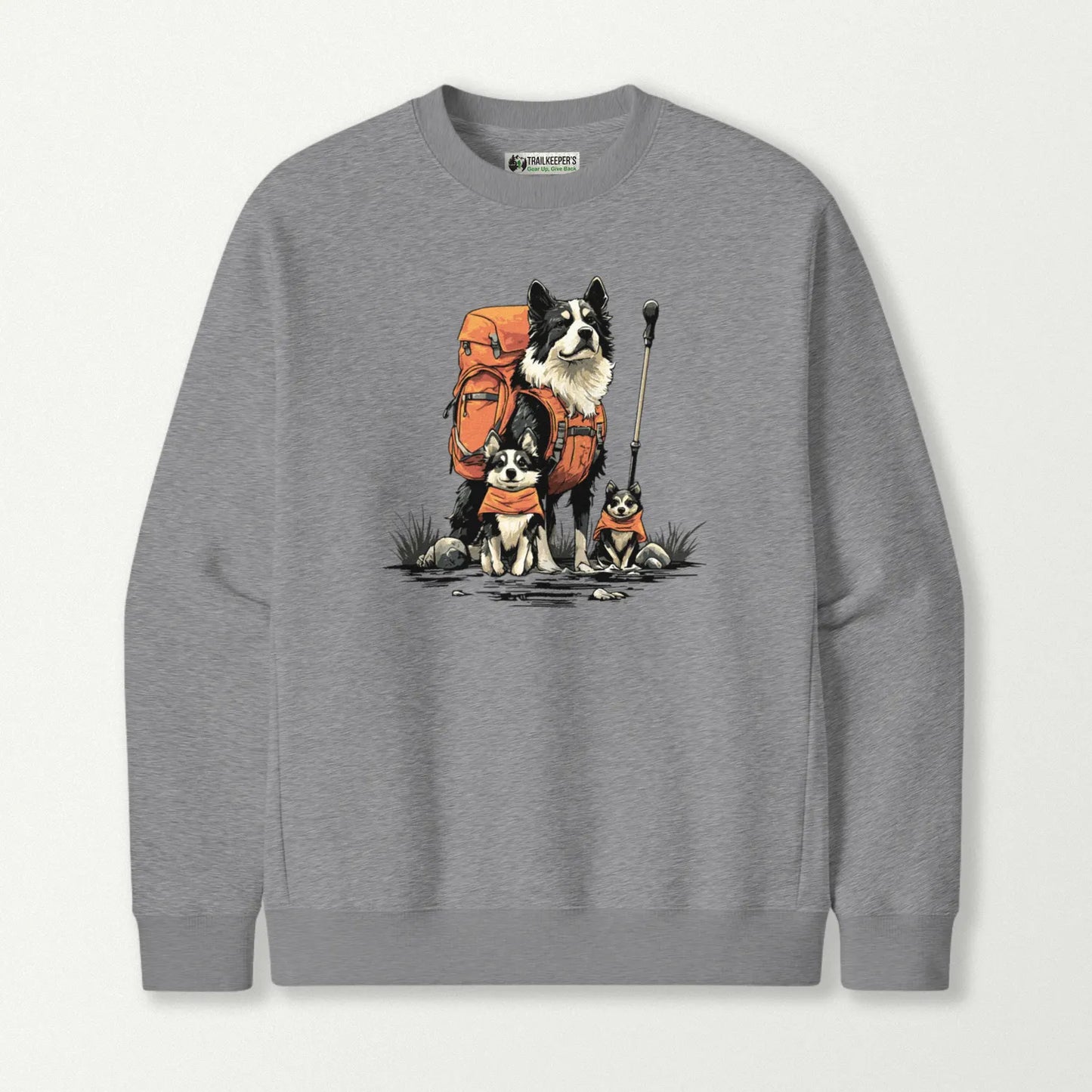 Dog Backpacker Family Sweatshirt