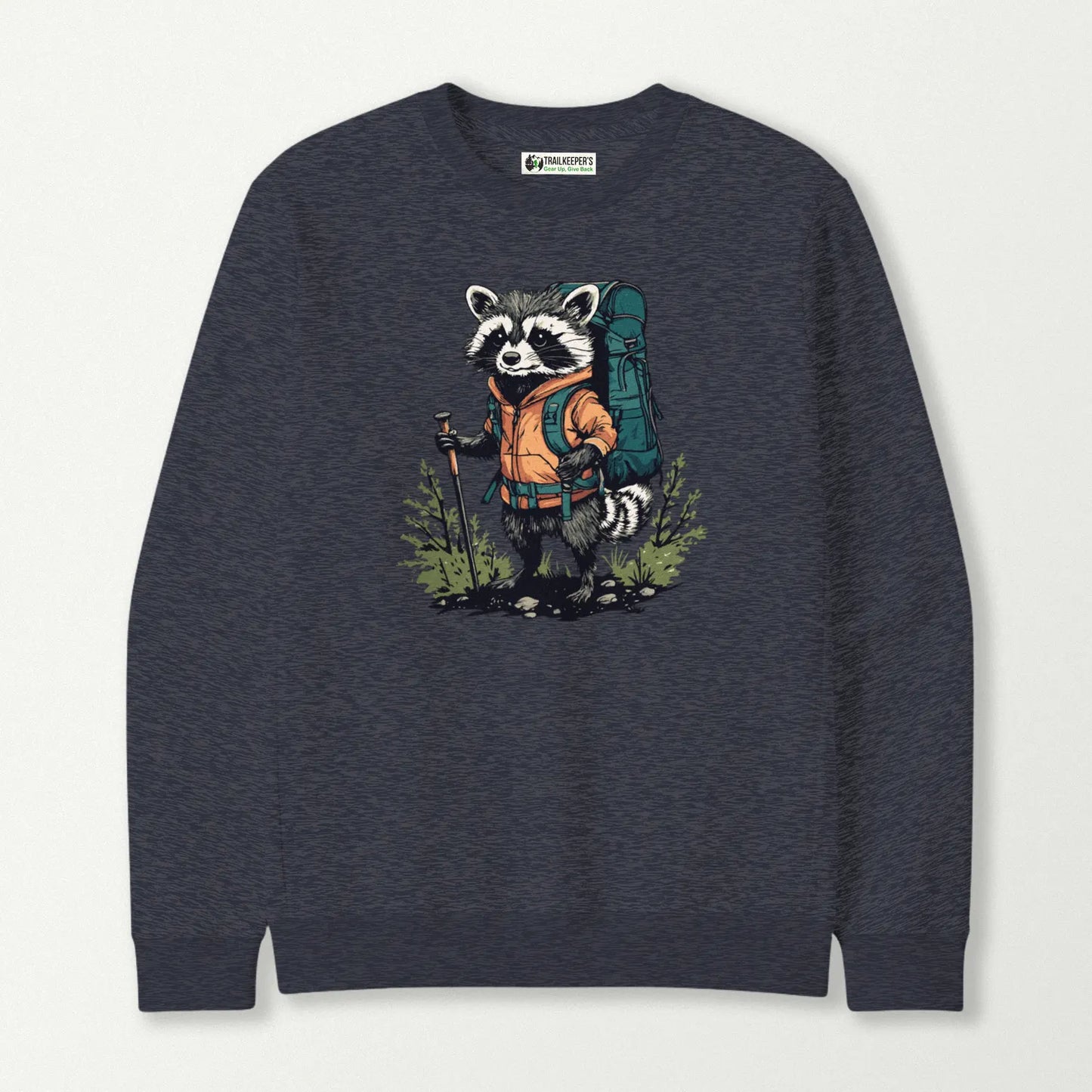 Raccoon Backpacker Sweatshirt