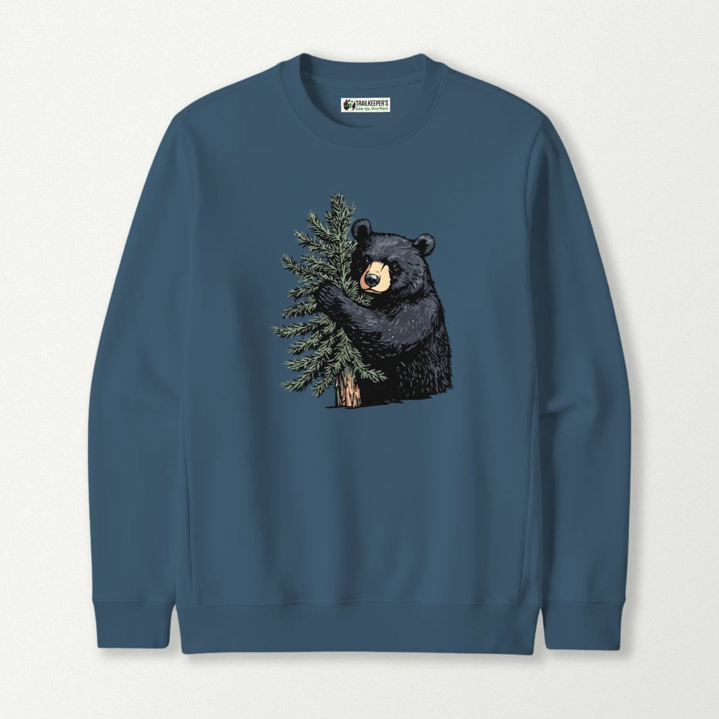 Black Bear Tree Hugger Sweatshirt