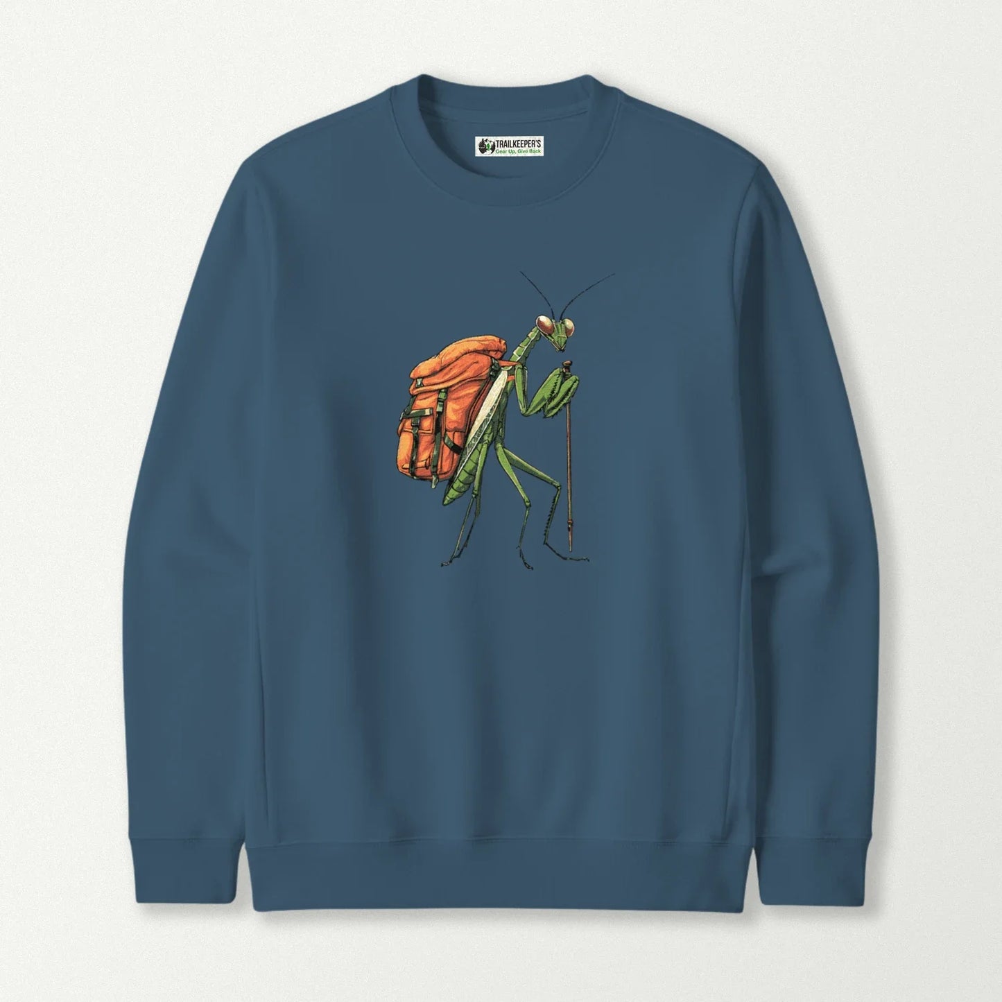 Preying Mantis Backpacker Sweatshirt