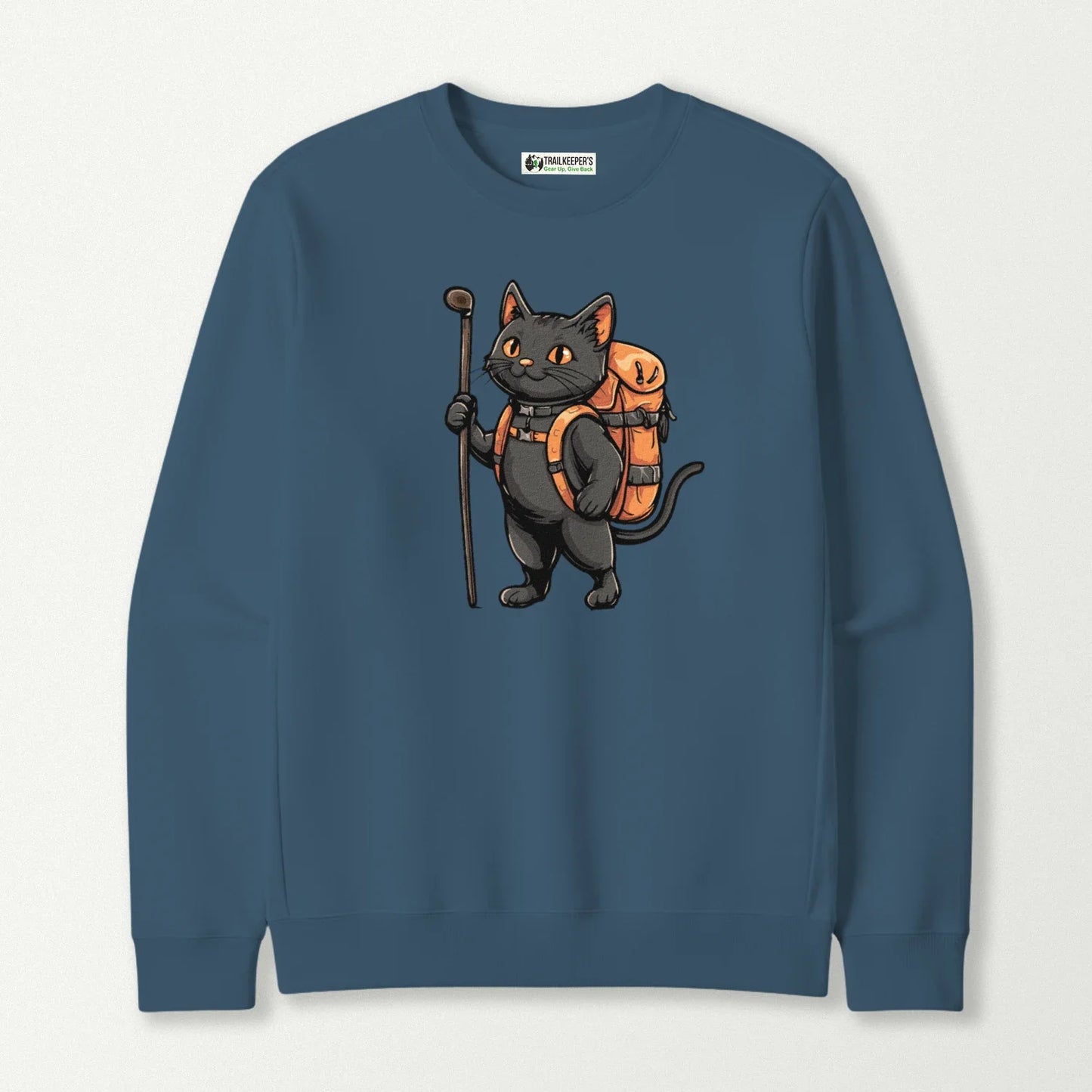 Cat Backpacker Sweatshirt