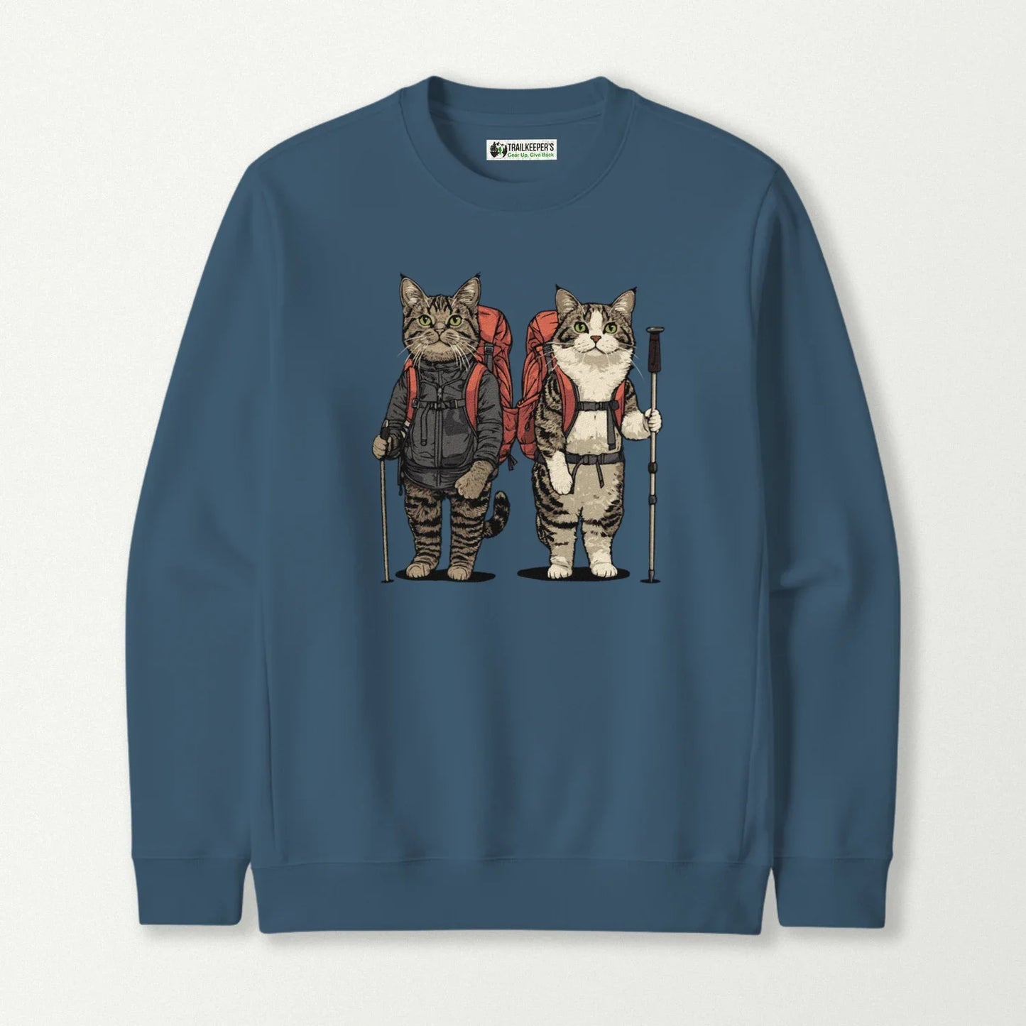Cat Backpacker Buddies Sweatshirt