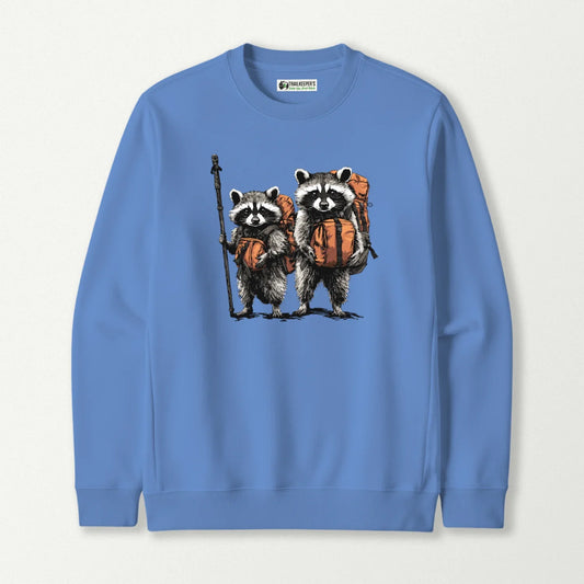 Raccoon Backpacker Buddies Sweatshirt