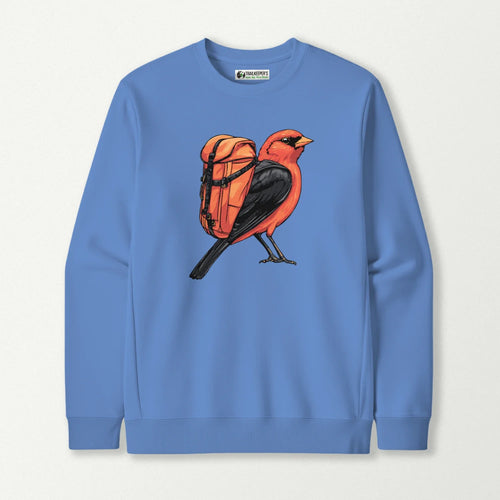 Scarlet Tanager Backpacker Sweatshirt