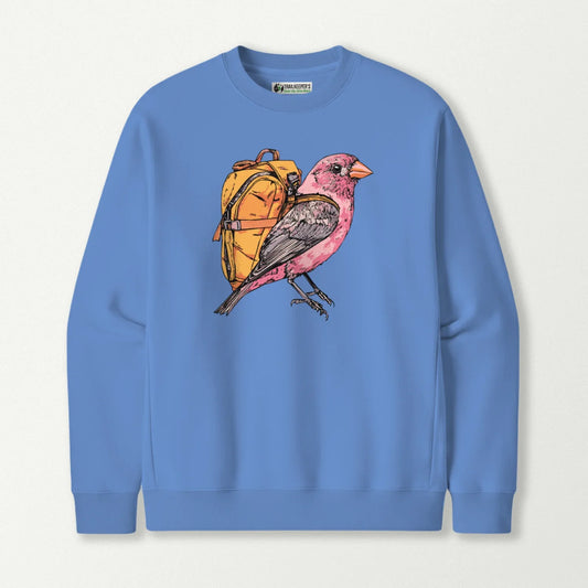 Purple Finch Backpacker Sweatshirt