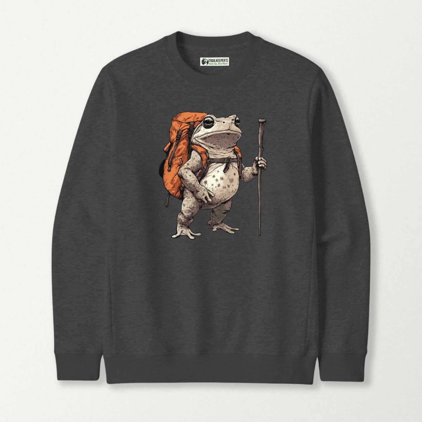 Grey Tree Frog Backpacker Sweatshirt