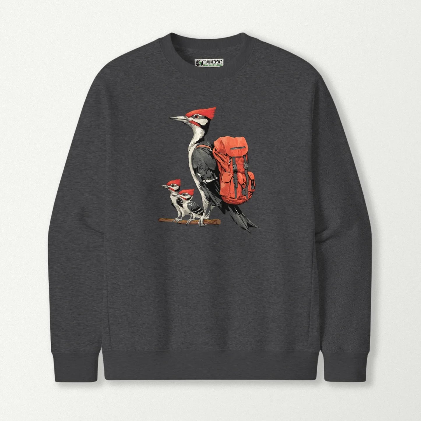 Pileated Woodpecker Backpacker Family Sweatshirt