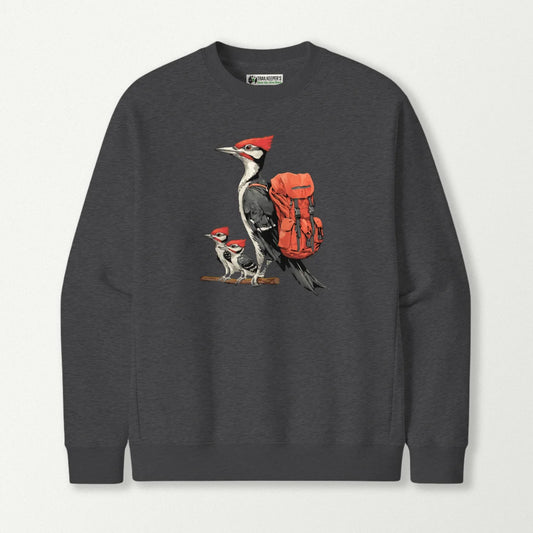 Pileated Woodpecker Backpacker Family Sweatshirt