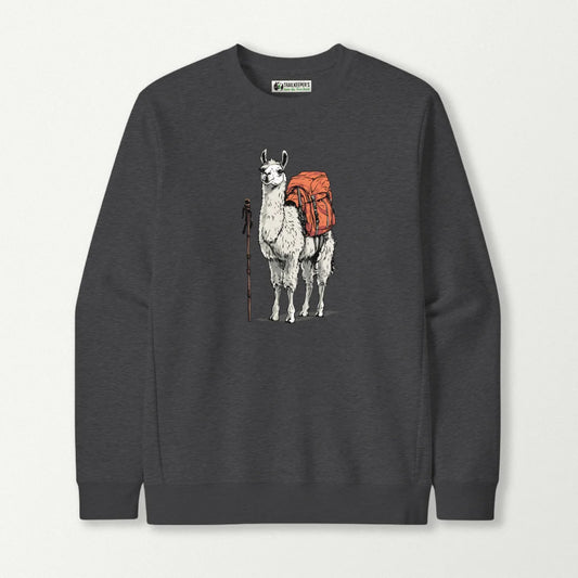 Llama Backpacker Sweatshirt