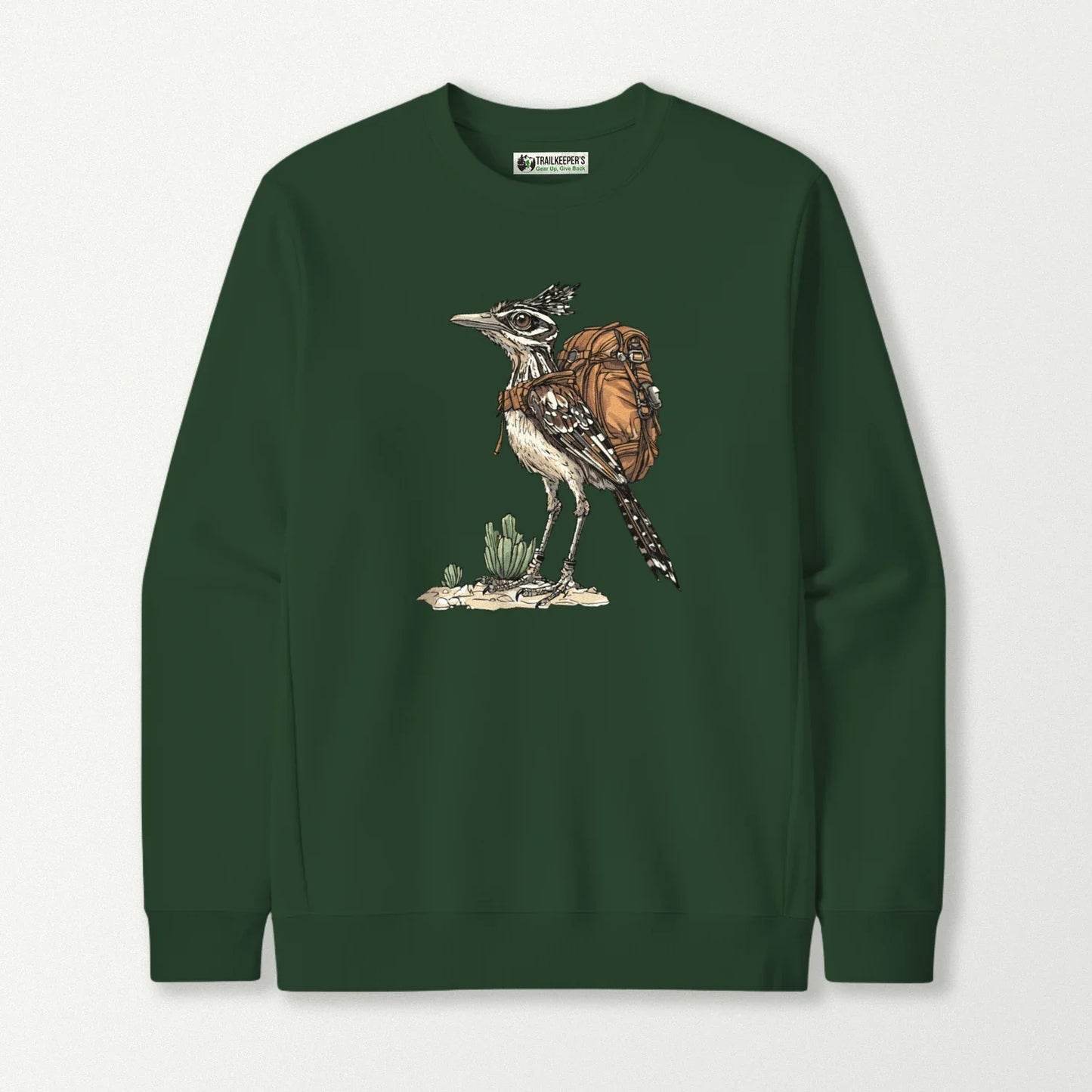 Roadrunner Backpacker In Desert Sweatshirt