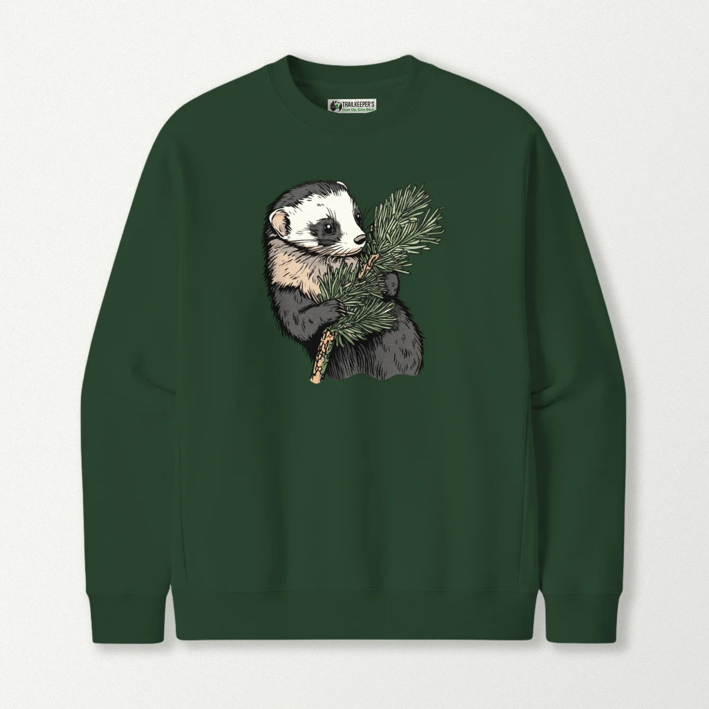 Ferret Tree Hugger Sweatshirt