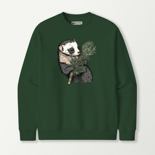 Ferret Tree Hugger Sweatshirt