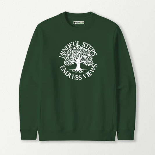 Mindful Steps, Endless Views Sweatshirt