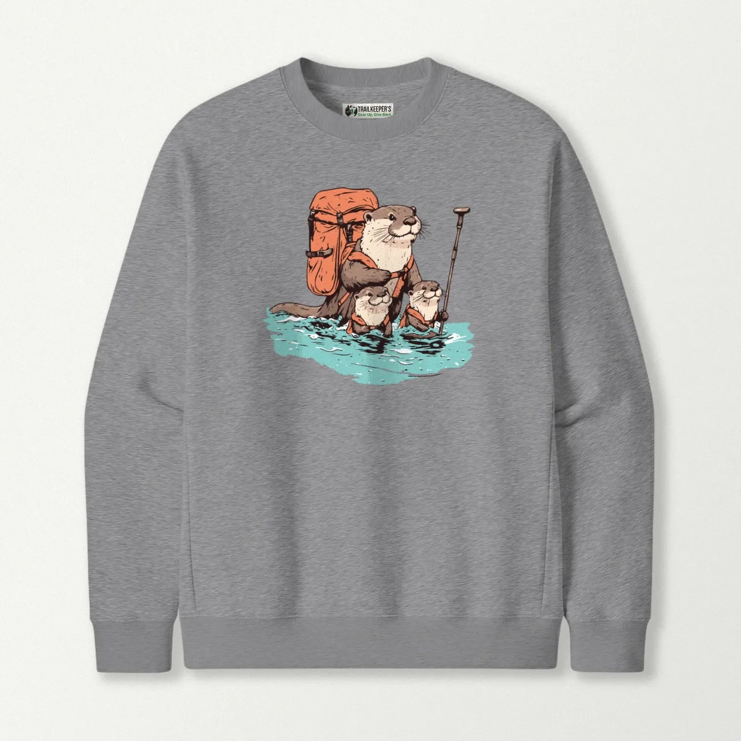 Otter Backpacker Family Fording River Sweatshirt