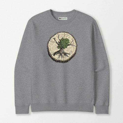 Tree Growing From Tree Sweatshirt