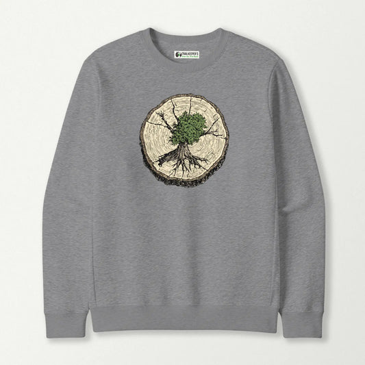 Tree Growing From Tree Sweatshirt