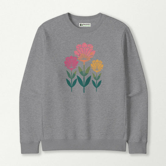 Three Flowers Sweatshirt