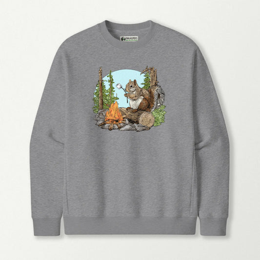 Squirrel Marshmallow Roaster Sweatshirt