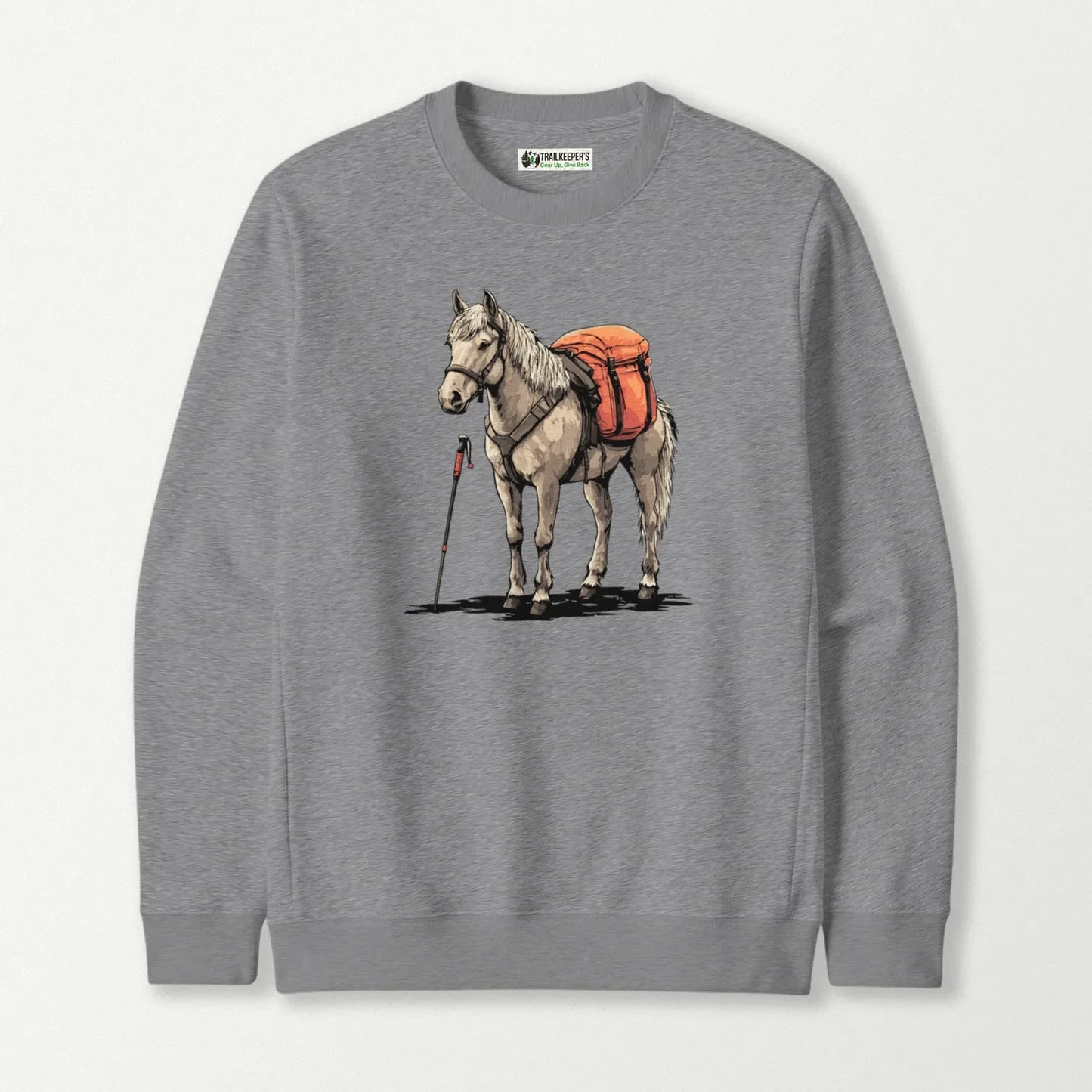 Horse Backpacker Sweatshirt