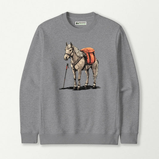 Horse Backpacker Sweatshirt