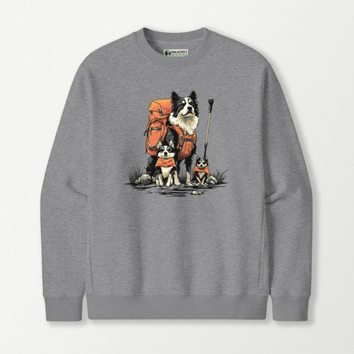 Dog Backpacker Family Sweatshirt