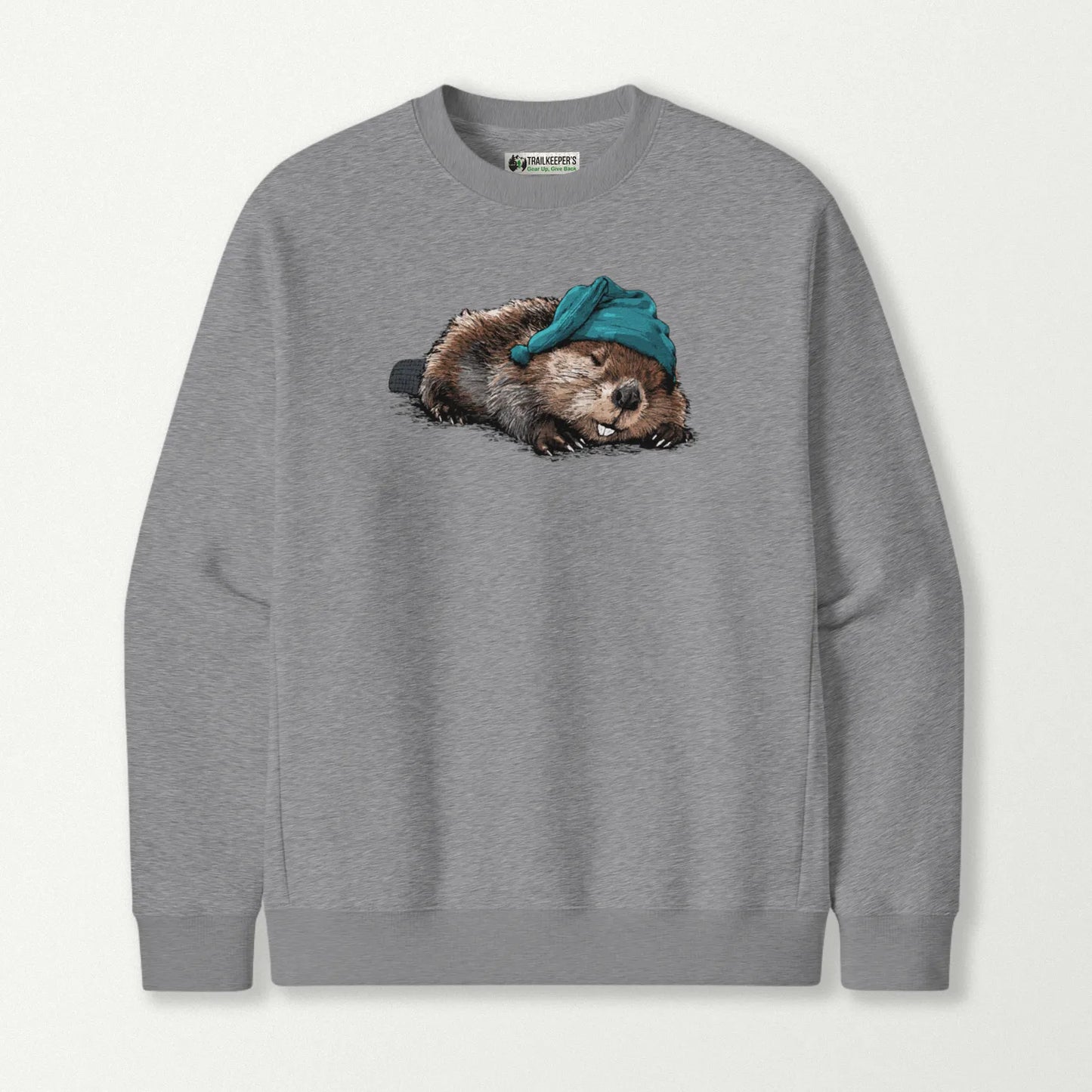 Beaver Sleeper With Night Cap Sweatshirt