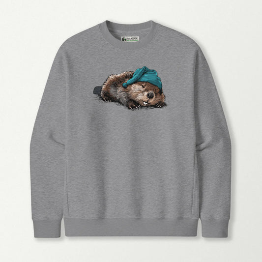 Beaver Sleeper With Night Cap Sweatshirt