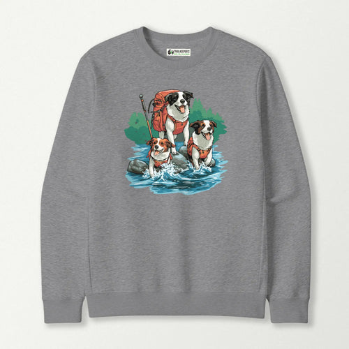 Dog Backpacker Family Sweatshirt