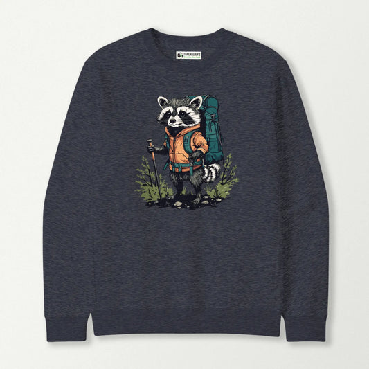 Raccoon Backpacker Sweatshirt
