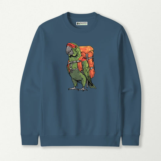 Thick-billed Parrot Backpacker Sweatshirt