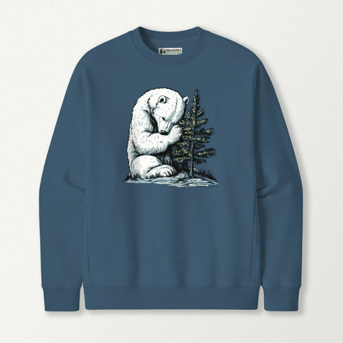 Polar Bear Tree Hugger Sweatshirt