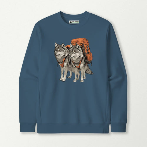Wolf Backpacker Buddies Sweatshirt