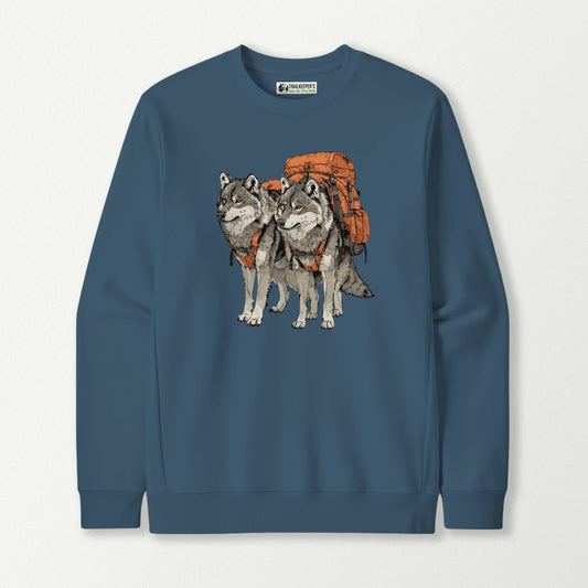 Wolf Backpacker Buddies Sweatshirt