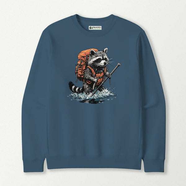 Raccoon Backpacker Fording River Sweatshirt
