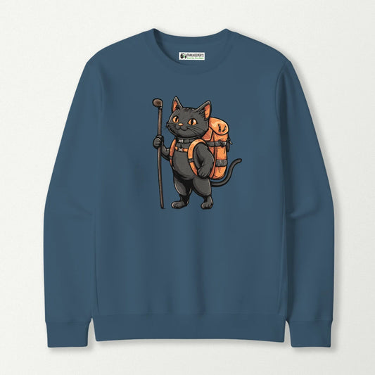 Cat Backpacker Sweatshirt