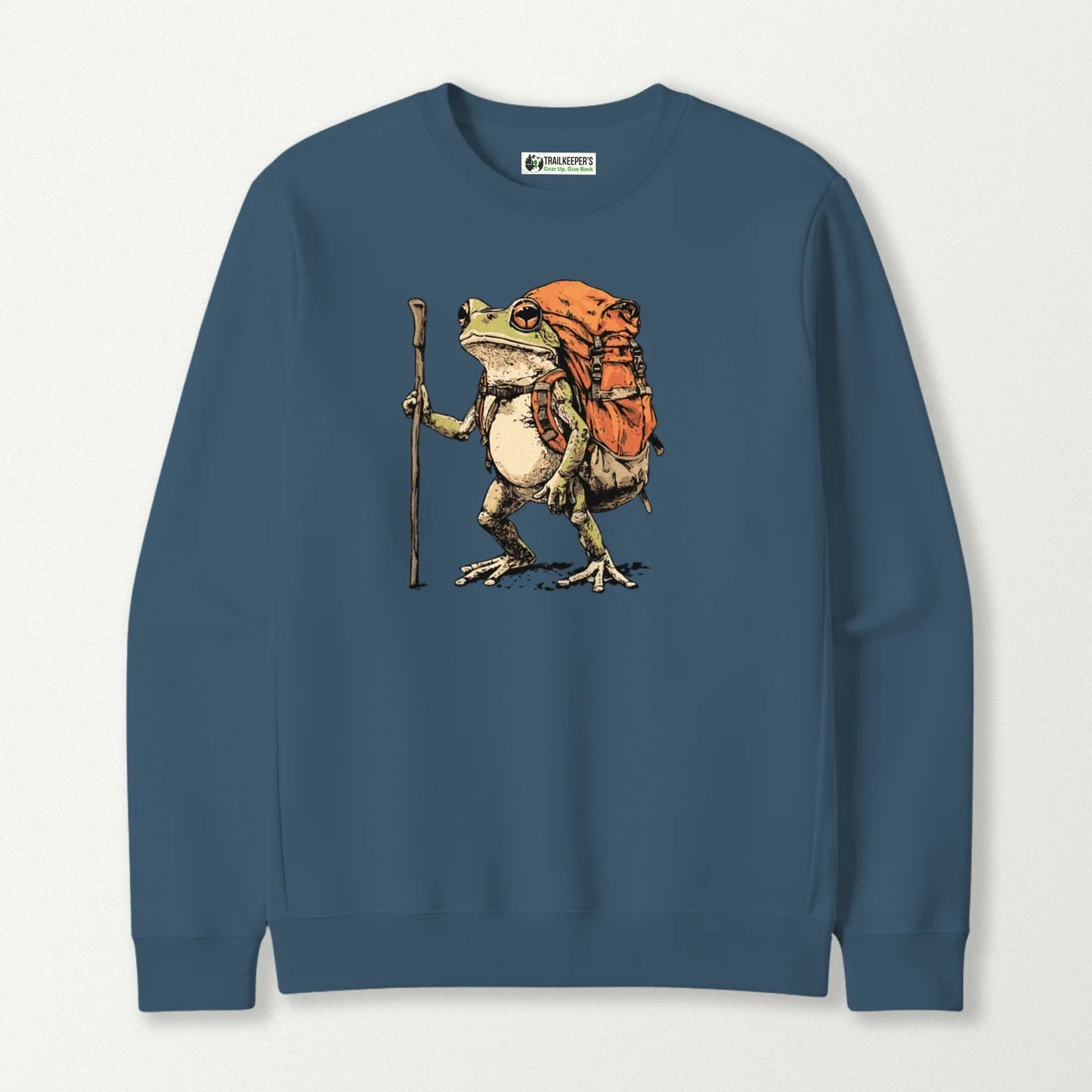 Green Tree Frog Backpacker Sweatshirt
