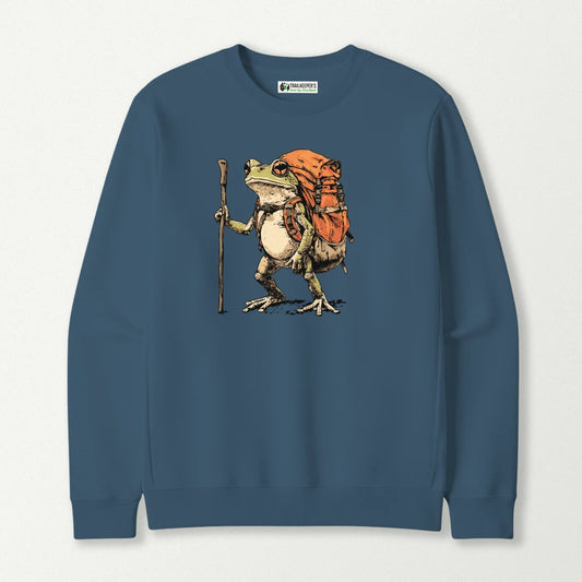 Green Tree Frog Backpacker Sweatshirt