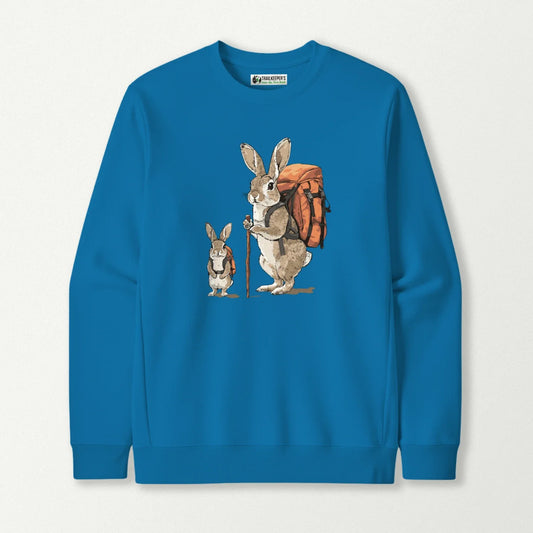Rabbit Backpacker Family Sweatshirt