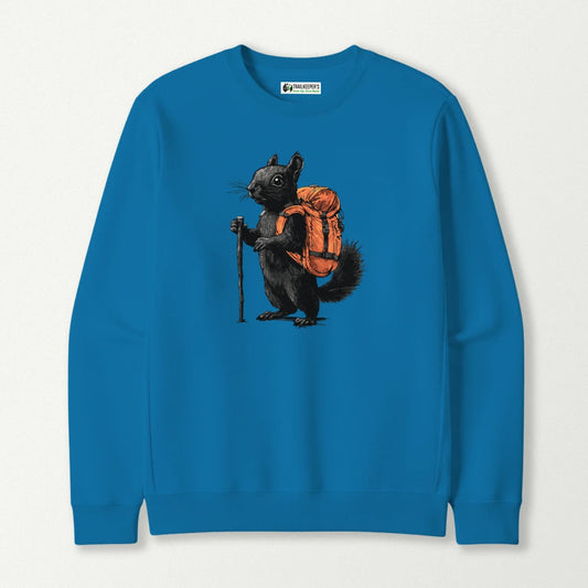 Black Squirrel Backpacker Sweatshirt